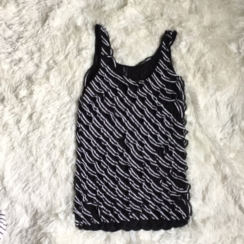 Ruffle tank top